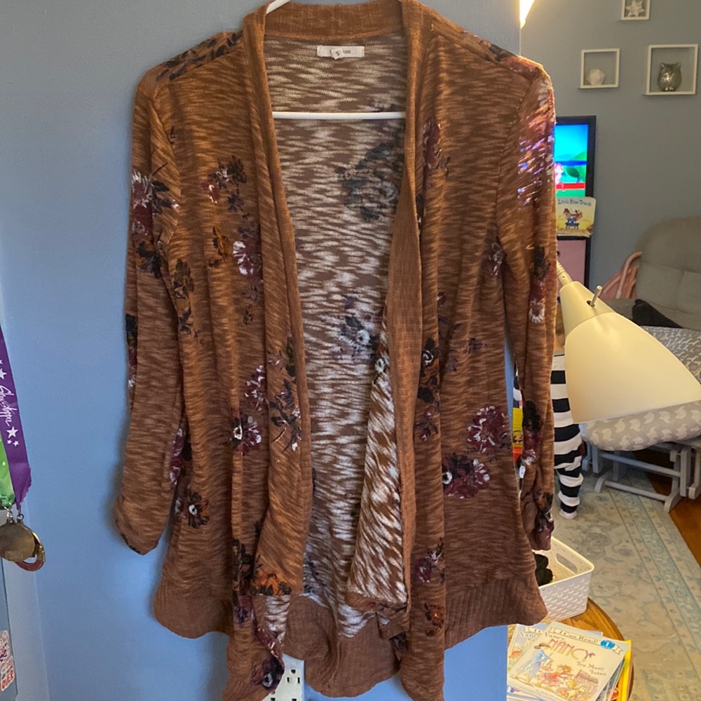 Maurices size small floral print cardigan